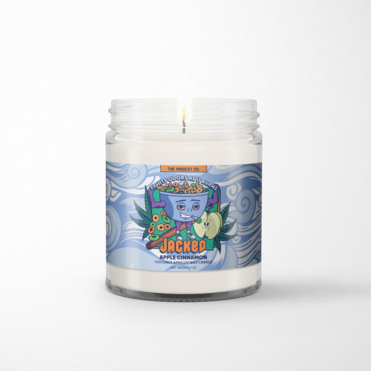 Jacked Odor Neutralizing Candle - Apple Cereal Scent